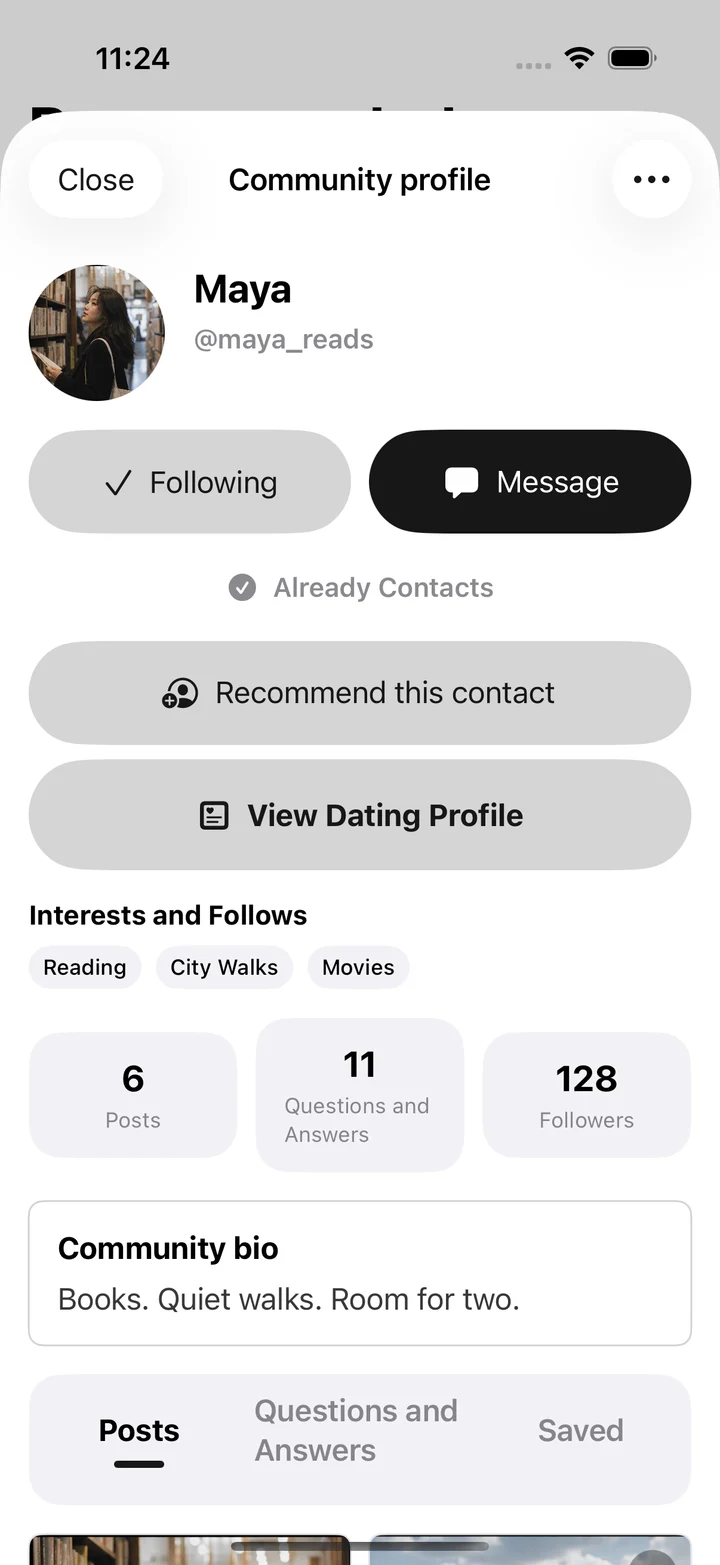 Green Mountains app: Meet through the community